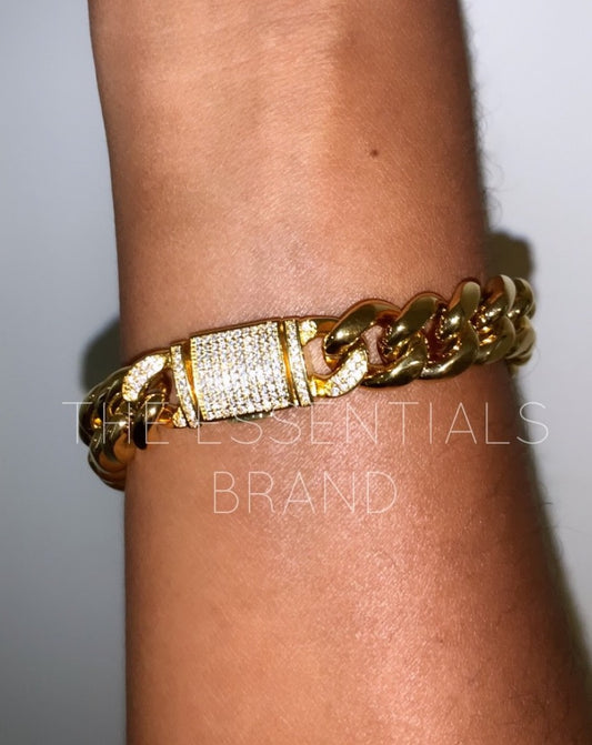 The Solid Gold Cuban Link Bracelet