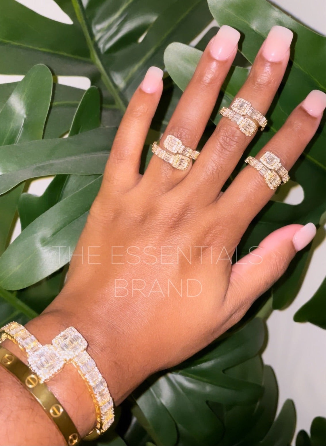 The Stacked Baguette Ring
