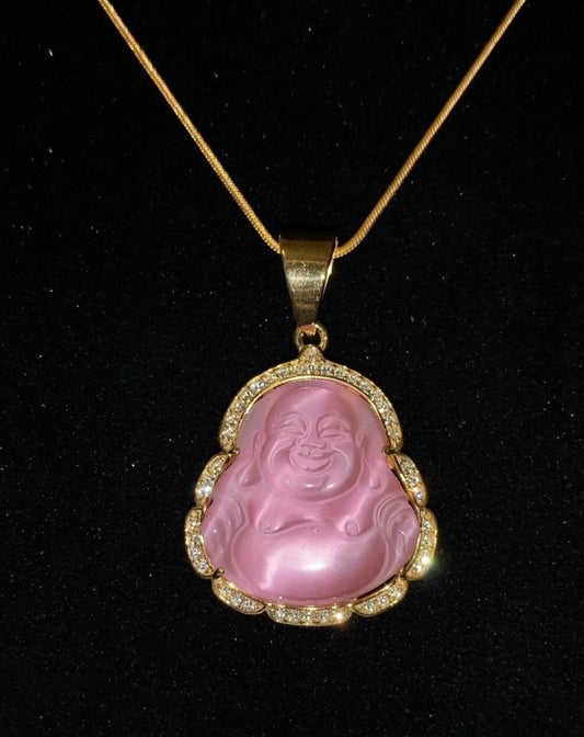 The Pink Buddha Pendant